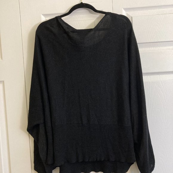 Lane Bryant Sparkly Black Sweater Knit Women's Plus Size Size 26/28 Warm - Picture 4 of 4